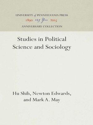 cover image of Studies in Political Science and Sociology